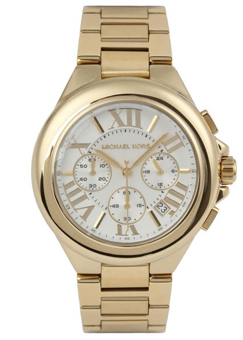 michael kors chronograph anthrazit|michael kors gold tone.